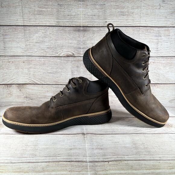 Timberland Cross Mark Gore-Tex Boots Mens 11 AeroCore PT Chukka Lace Up Brown - Picture 9 of 12